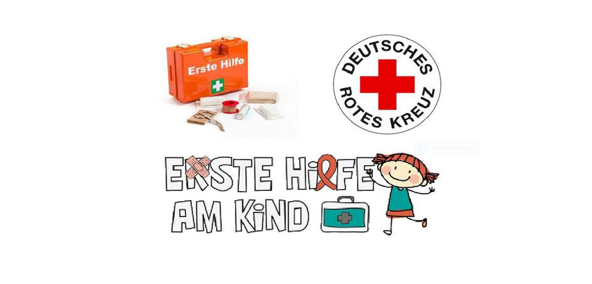 Erste Hilfe am Kind - unterstützt vom EV und dem Roten Kreuz